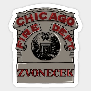 Brian 'Otis' Zvonecek | Chicago Fire Badge Sticker